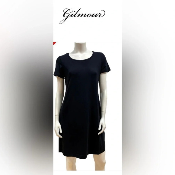 Gilmour Short Sneaker Dress Modal Black Size Small Made In  Vancouver - Picture 1 of 11